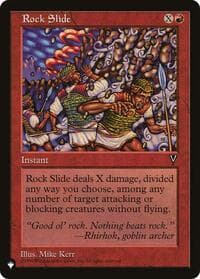 Rock Slide - The List Reprints - Magic: The Gathering card
