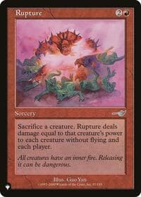 Rupture - The List Reprints - Magic: The Gathering card