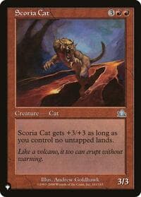 Scoria Cat - The List Reprints - Magic: The Gathering card