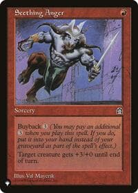 Seething Anger - The List Reprints - Magic: The Gathering card