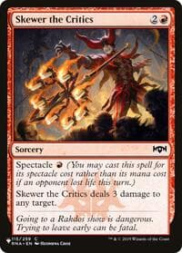 Skewer the Critics - The List Reprints - Magic: The Gathering card