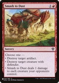 Smash to Dust - The List Reprints - Magic: The Gathering card