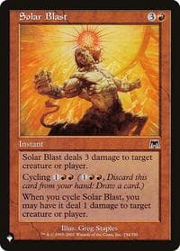 Solar Blast - The List Reprints - Magic: The Gathering card