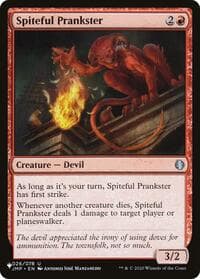 Spiteful Prankster - The List Reprints - Magic: The Gathering card