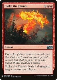 Stoke the Flames - The List Reprints - Magic: The Gathering card