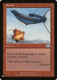 Strafe - The List Reprints - Magic: The Gathering card