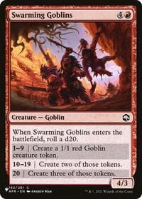 Swarming Goblins - The List Reprints - Magic: The Gathering card