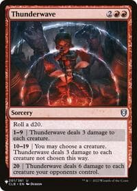 Thunderwave - The List Reprints - Magic: The Gathering card