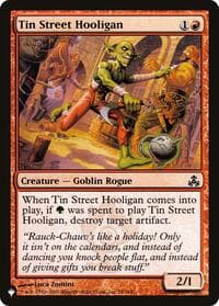 Tin Street Hooligan - The List Reprints - Magic: The Gathering card