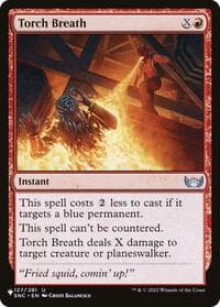 Torch Breath - The List Reprints - Magic: The Gathering card