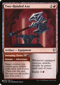 Two-Handed Axe - The List Reprints - Magic: The Gathering card