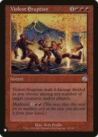Violent Eruption - The List Reprints - Magic: The Gathering card