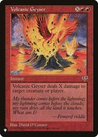 Volcanic Geyser - The List Reprints - Magic: The Gathering card