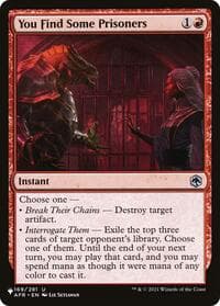 You Find Some Prisoners - The List Reprints - Magic: The Gathering card