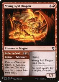 Young Red Dragon - The List Reprints - Magic: The Gathering card