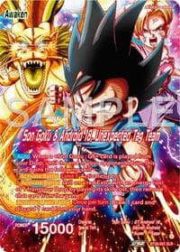 Son Goku // Son Goku & Android 18, Unexpected Tag Team (Alternate Art) - Ultimate Advent - Dragon Ball Super: Masters card