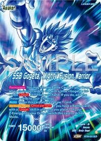 Gogeta // SSB Gogeta, Mighty Fusion Warrior (Alternate Art) - Ultimate Advent - Dragon Ball Super: Masters card