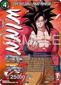 SS4 Son Goku, Rapid Reversal (Zenkai Series Tournament Pack Vol.9) (Winner) - Promotion Cards - Dragon Ball Super: Masters card