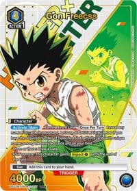 Gon Freecss (007) (SR*) - UE02BT: HUNTER X HUNTER - Union Arena card