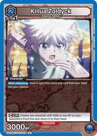 Killua Zoldyck (018) - UE02BT: HUNTER X HUNTER - Union Arena card