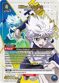 Killua Zoldyck (019) (SR*) - UE02BT: HUNTER X HUNTER - Union Arena card