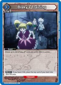 Bisky's Training - UE02BT: HUNTER X HUNTER - Union Arena card
