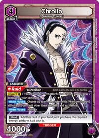 Chrollo (037) - UE02BT: HUNTER X HUNTER - Union Arena card