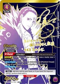 Chrollo (037) (SR**) - UE02BT: HUNTER X HUNTER - Union Arena card