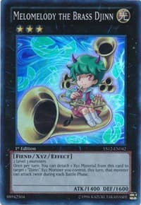 Melomelody the Brass Djinn - Starter Deck: Xyz Symphony - YuGiOh card