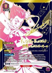 Hisoka (043) (SR**) - UE02BT: HUNTER X HUNTER - Union Arena card