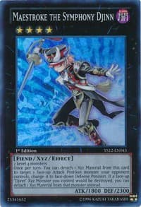 Maestroke the Symphony Djinn - Starter Deck: Xyz Symphony - YuGiOh card