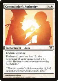 Commander's Authority - Avacyn Restored - Magic: The Gathering card
