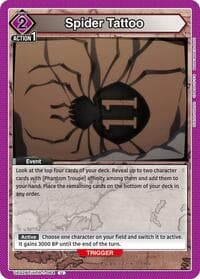 Spider Tattoo - UE02BT: HUNTER X HUNTER - Union Arena card