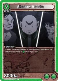 Shadow Beasts - UE02BT: HUNTER X HUNTER - Union Arena card