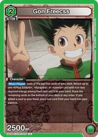 Gon Freecss (076) - UE02BT: HUNTER X HUNTER - Union Arena card
