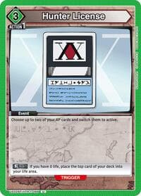 Hunter License - UE02BT: HUNTER X HUNTER - Union Arena card