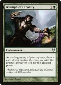 Triumph of Ferocity - Avacyn Restored - Magic: The Gathering card