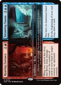 Roaring Furnace // Steaming Sauna - Promo Pack: Duskmourn: House of Horror - Magic: The Gathering card
