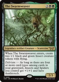 The Swarmweaver (0236) - Promo Pack: Duskmourn: House of Horror - Magic: The Gathering card