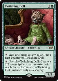 Twitching Doll - Promo Pack: Duskmourn: House of Horror - Magic: The Gathering card