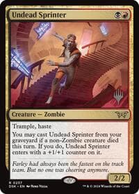 Undead Sprinter - Promo Pack: Duskmourn: House of Horror - Magic: The Gathering card
