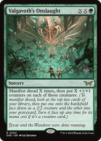 Valgavoth's Onslaught - Promo Pack: Duskmourn: House of Horror - Magic: The Gathering card