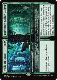 Walk-In Closet // Forgotten Cellar - Promo Pack: Duskmourn: House of Horror - Magic: The Gathering card