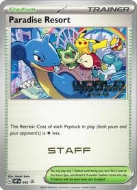 Paradise Resort - 045 (World Championships 2023) [Staff] - SV: Scarlet & Violet Promo Cards - Pokemon card