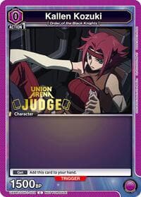 Kallen Kozuki (Judge Pack) - Union Arena Promotion Cards - Union Arena card