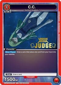 C.C. (Judge Pack) - Union Arena Promotion Cards - Union Arena card