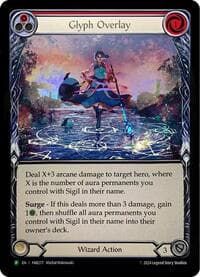 Glyph Overlay (Red) (Alternate Art) - FAB277 - Flesh and Blood: Promo Cards - Flesh and Blood TCG card
