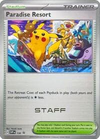 Paradise Resort - 150 (World Championships 2024) [Staff] - SV: Scarlet & Violet Promo Cards - Pokemon card