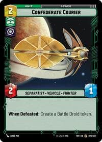 Confederate Courier - Twilight of the Republic - Star Wars: Unlimited card