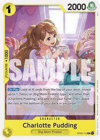 Charlotte Pudding (Tournament Pack 2024 Oct.-Dec.) - One Piece Promotion Cards - One Piece Card Game card